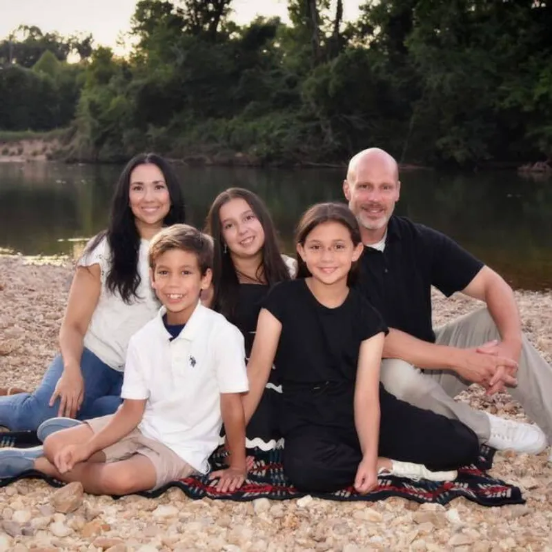 Pastor Jeremy, Nina, and their three kids